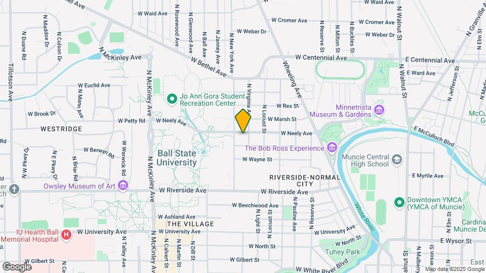 1209 W Neely Ave Mapa y Detalles de la Ubicación
