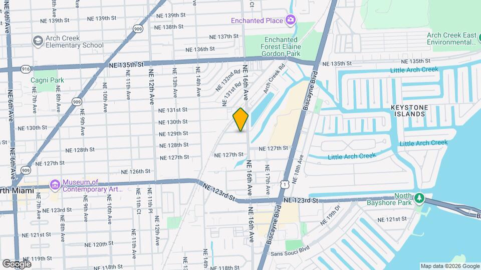 1560 NE 129th St Map and Location Details