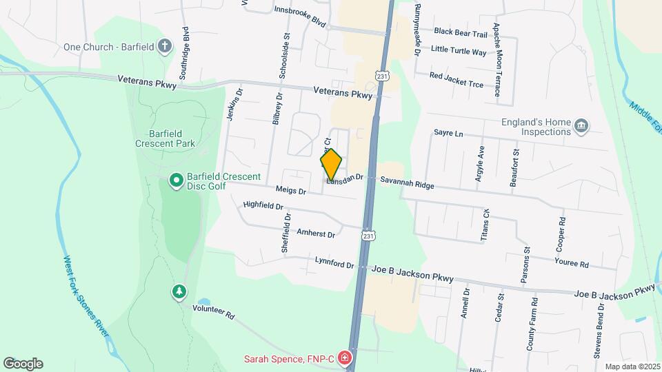 167 Lansdan Dr Mapa y Detalles de la Ubicación