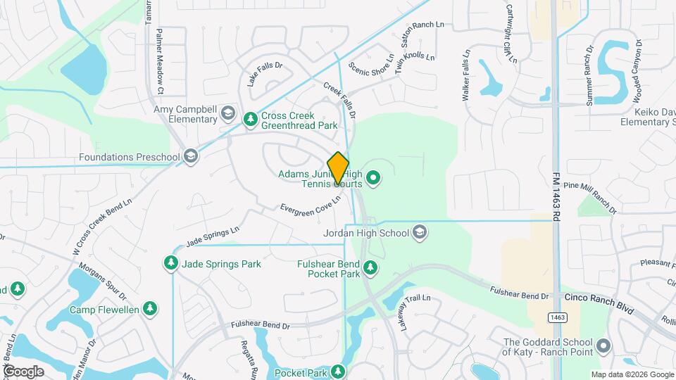 28214 Evergreen Cove Ln Map and Location Details