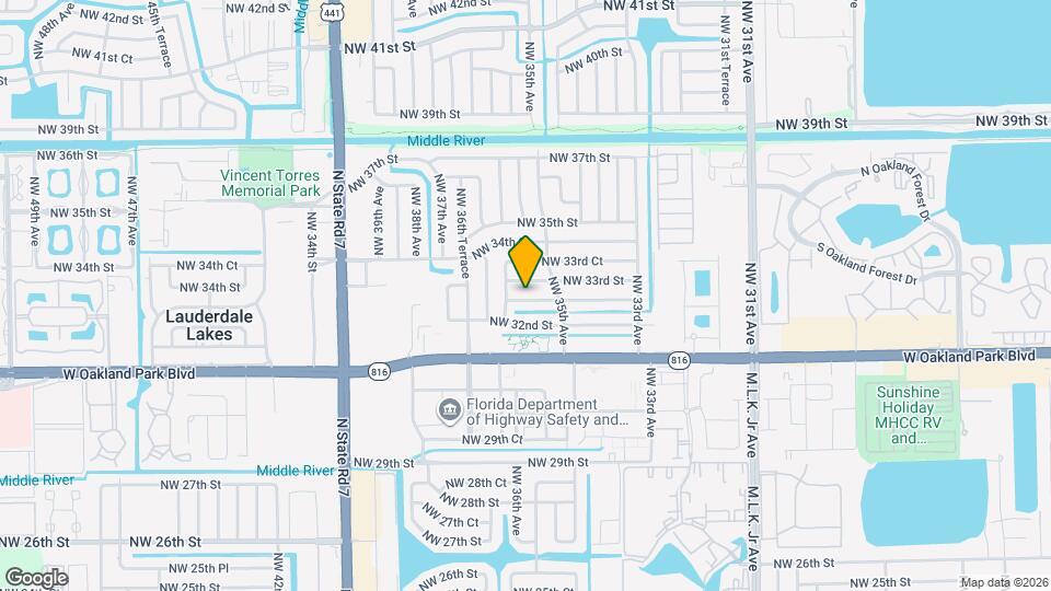 3555 NW 32nd Ct Mapa y Detalles de la Ubicación