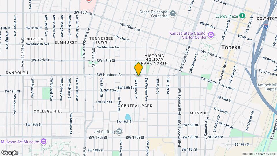 1248 SW Fillmore St Map and Location Details