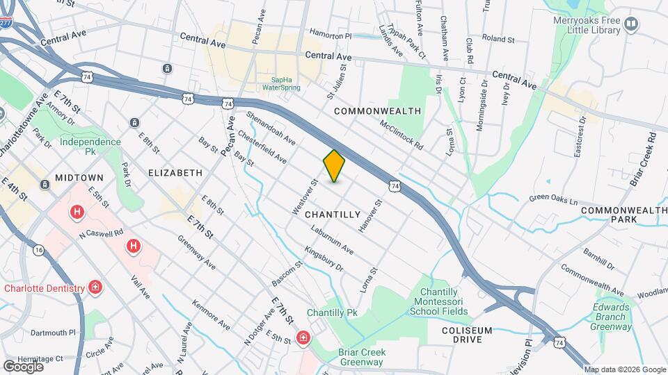 2331 Chesterfield Ave Map and Location Details