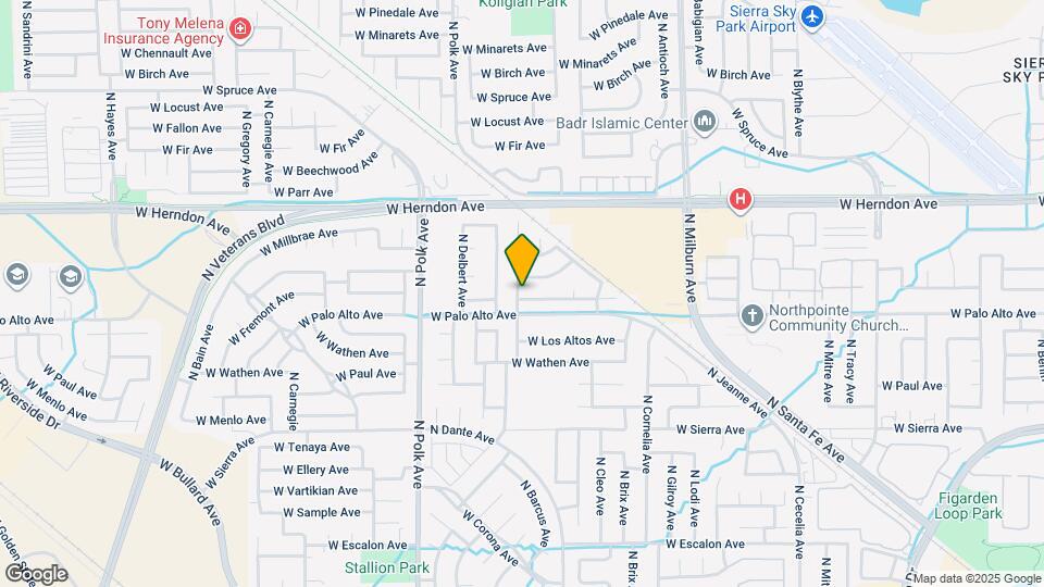 5264 W Fremont Ave Map and Location Details