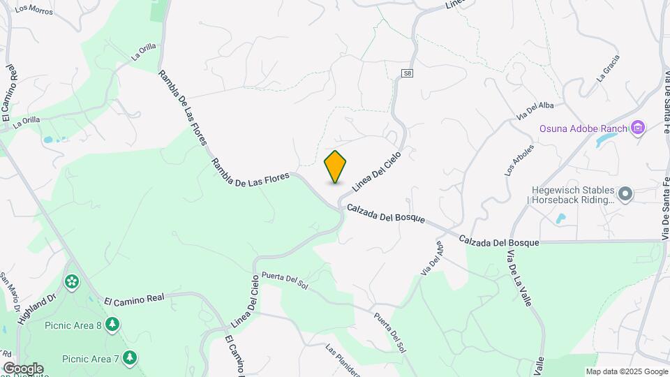 5306 Linea Del Cielo Map and Location Details