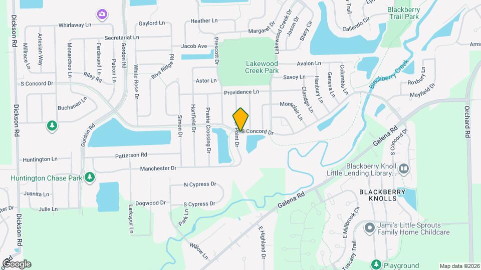 2510 Deerpoint Drive Map and Location Details