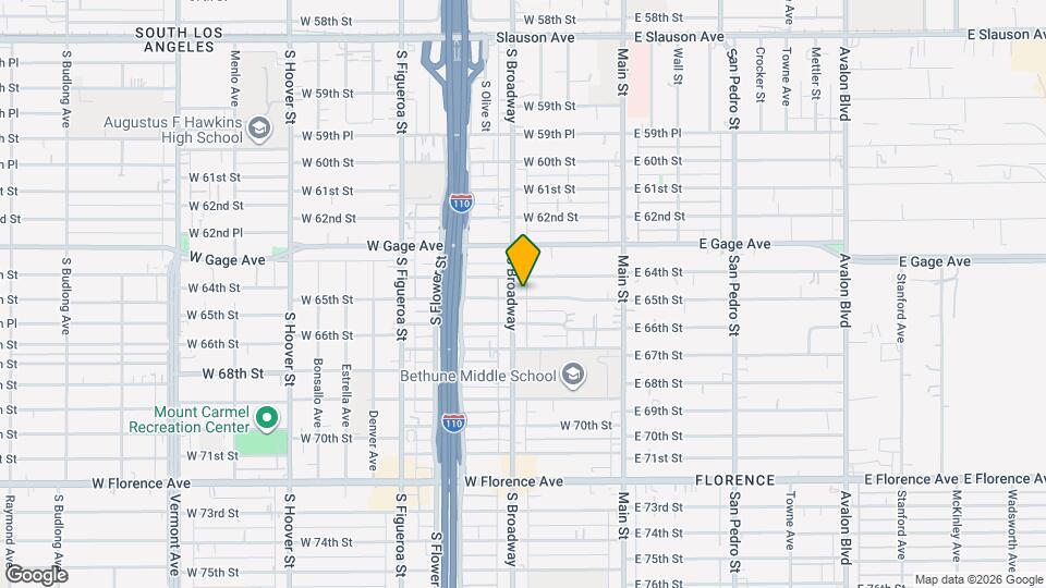 251 W 65th St Mapa y Detalles de la Ubicación