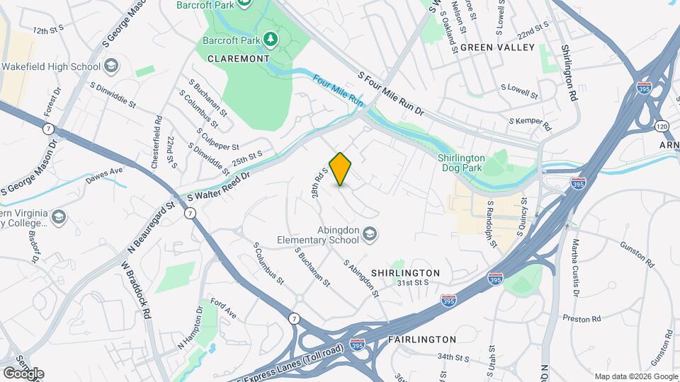 2907 S Woodstock St Map and Location Details