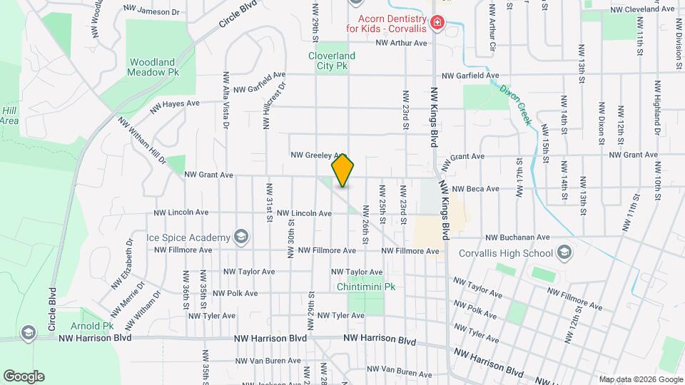 2711 NW Coolidge Way Map and Location Details
