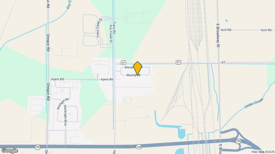 6625 Wesley Dr Map and Location Details