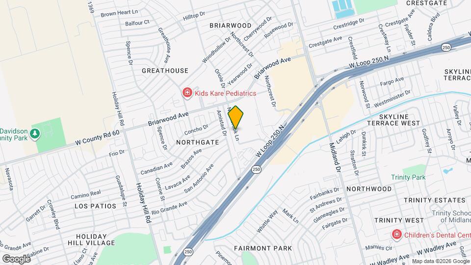 4009 Northbrook Ln Map and Location Details