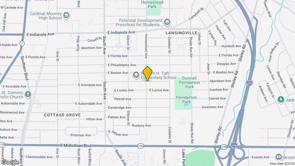803 E Avondale Ave Map and Location Details