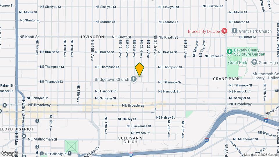 2123 NE 22nd Ave Map and Location Details
