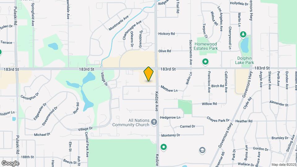 3206 W 184th St Map and Location Details