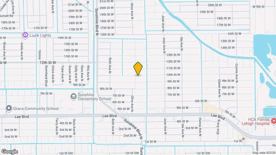 3109-3110 10th St W Map and Location Details