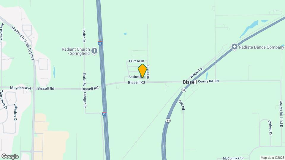 3441 Bissell Rd Map and Location Details