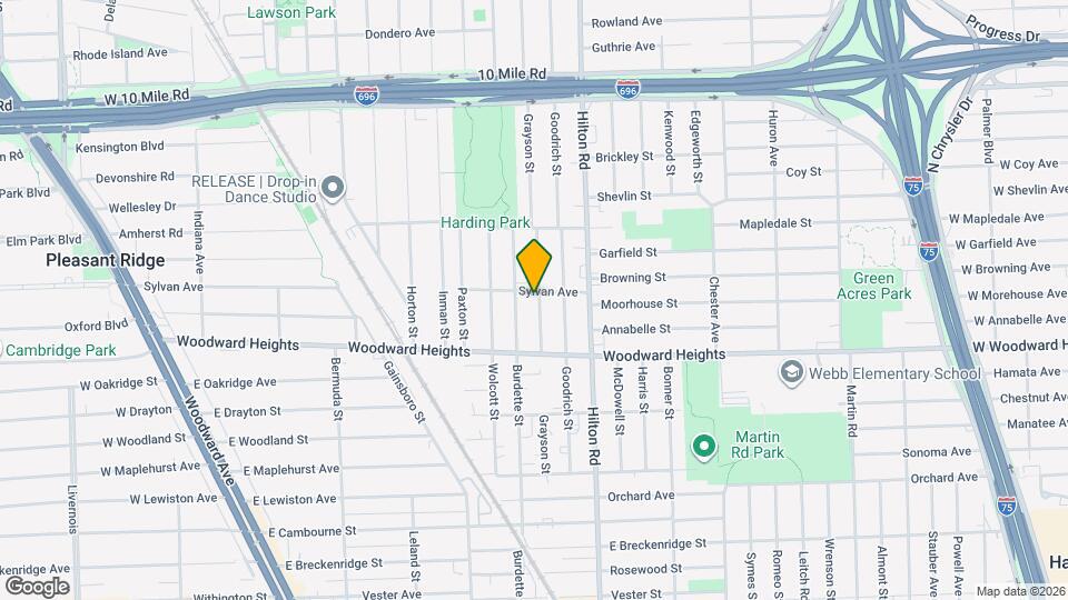 2855 Grayson St Map and Location Details