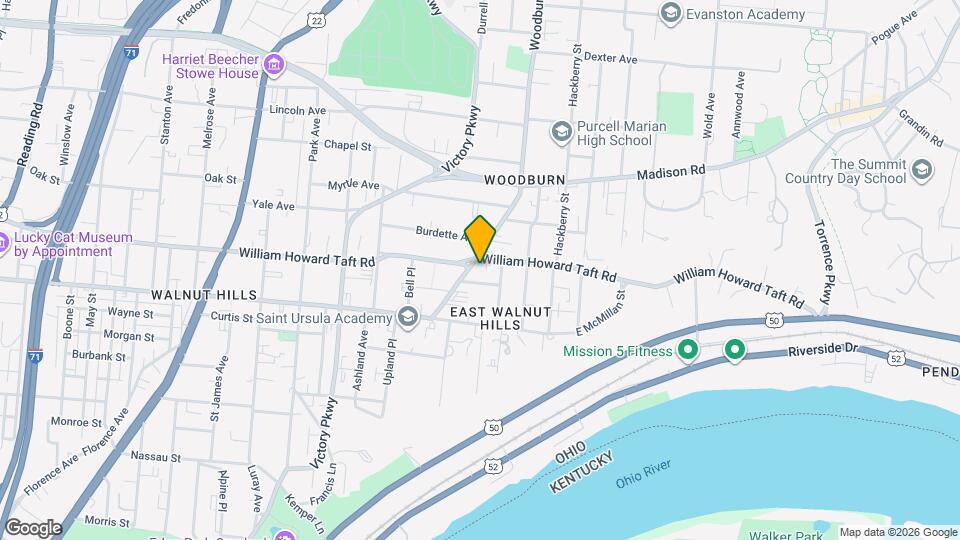 2560 Woodburn Ave Map and Location Details