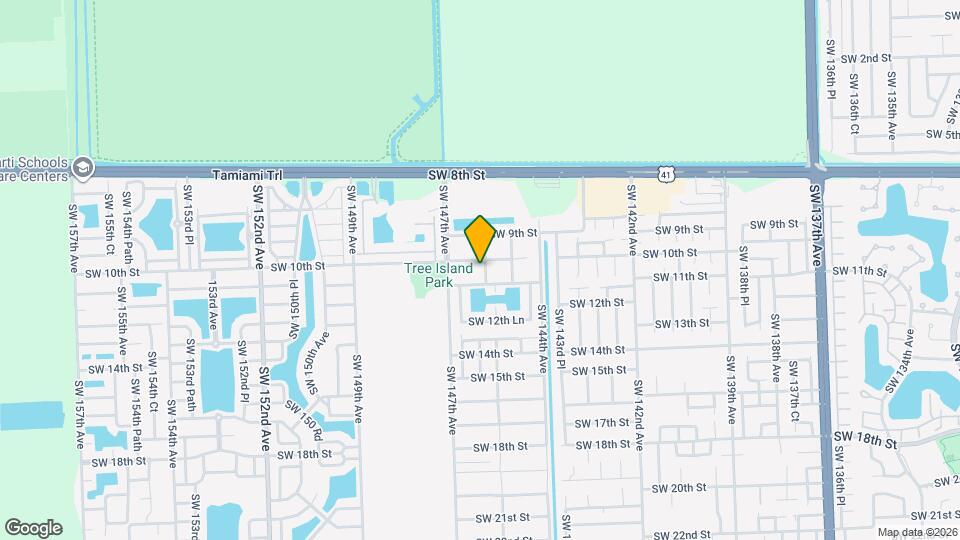 1044 SW 145 Ct Map and Location Details