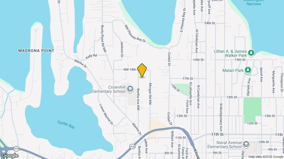 1706 Bertha Ave NW Map and Location Details