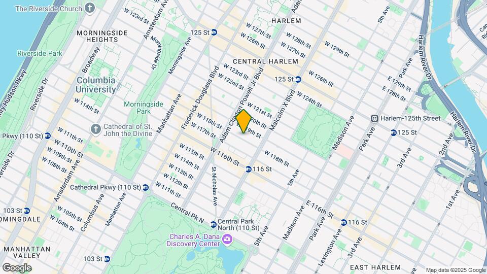 129 W 118th St Map and Location Details