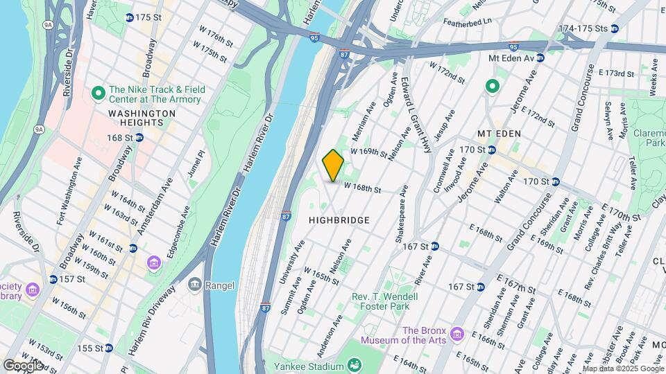 186 W 168th St Map and Location Details