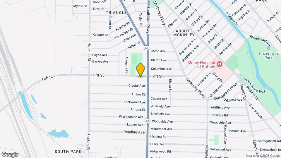 933 Tifft St Map and Location Details