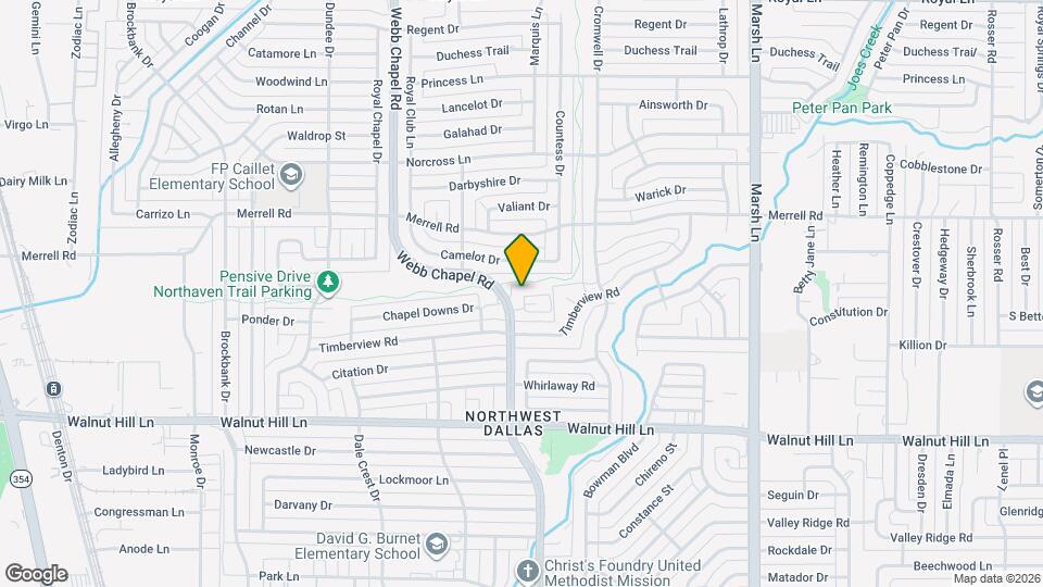 3417 Rosebud Park Ln Map and Location Details