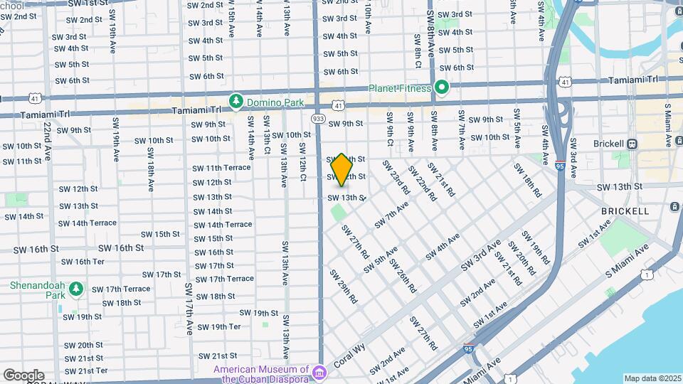 1117 SW 13th St Map and Location Details