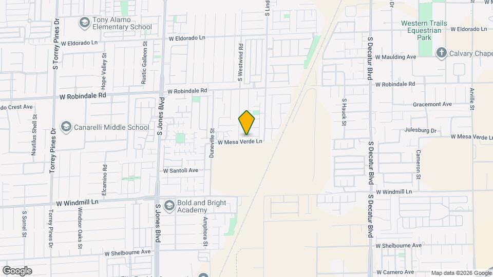 5615 W Sun Temple Ave Map and Location Details