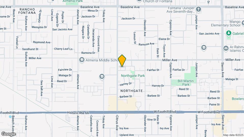 7783 Cartilla Ave Map and Location Details