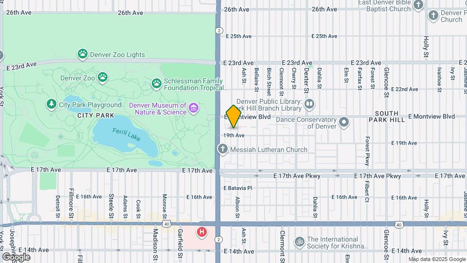 1925 Albion St Map and Location Details