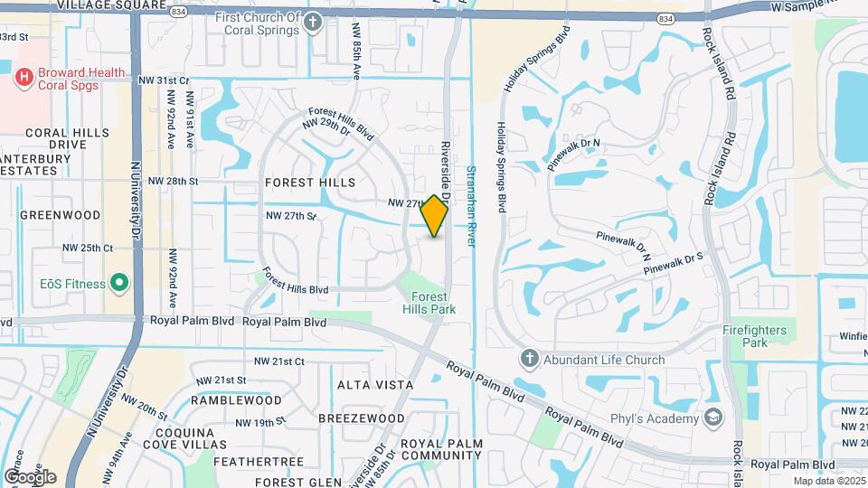 2630 Riverside Dr Map and Location Details