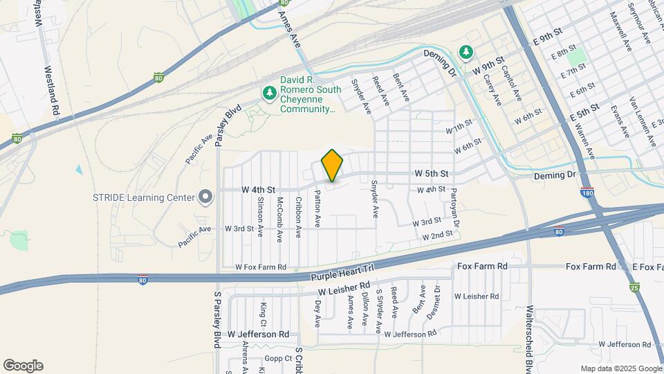 1033 W 5th St Map and Location Details