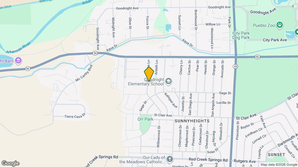 632-634 Edna Ln Mapa y Detalles de la Ubicación