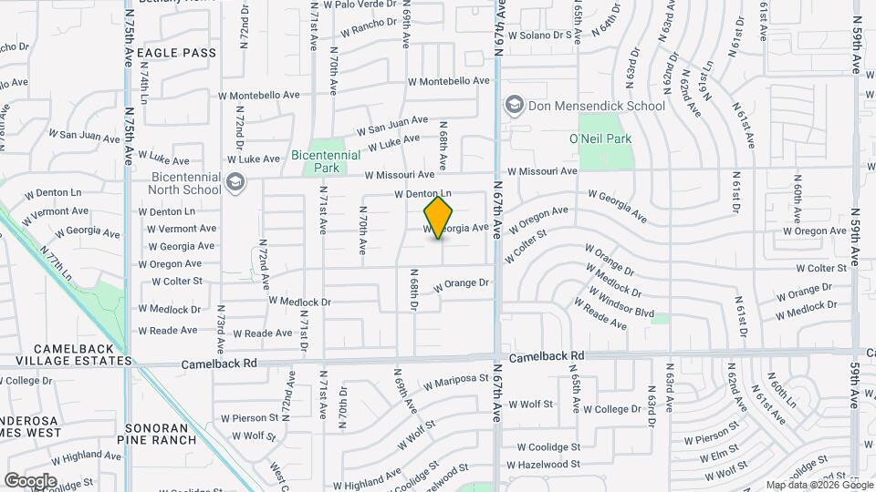 5220 N 68th Ave Map and Location Details