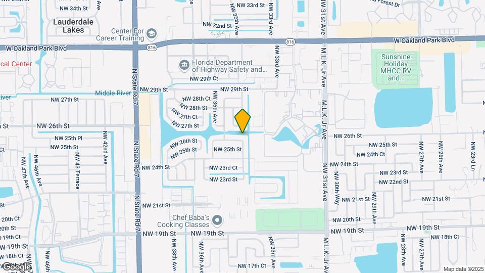 3461 NW 26th St Map and Location Details