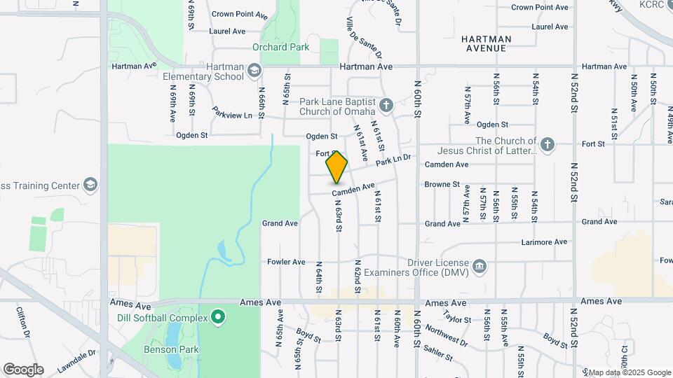 6302 Camden Ave Map and Location Details