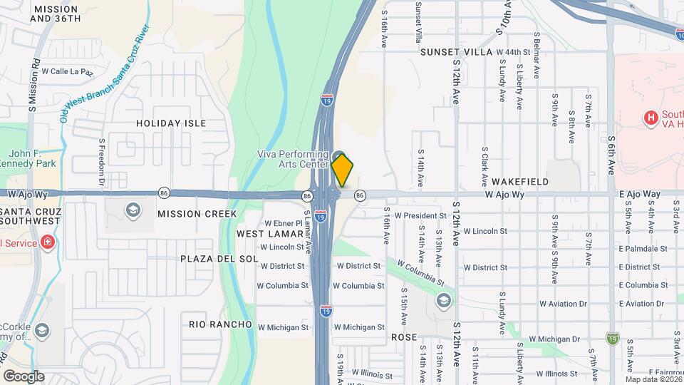 Santa Cruz River Apartments Map and Location Details