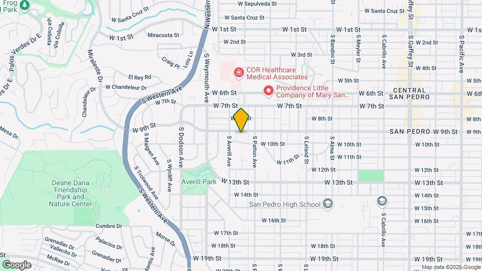 1349 W 9th St Map and Location Details