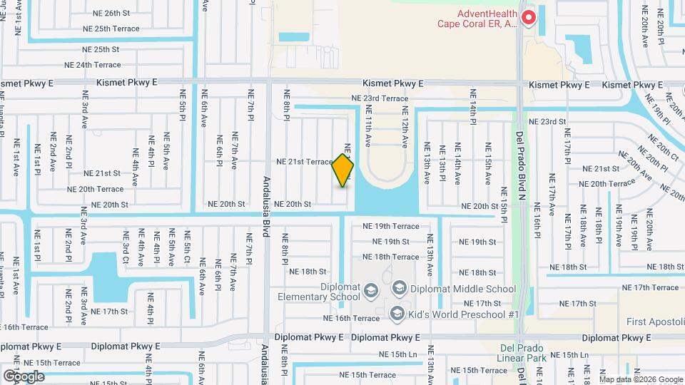 2018 NE 10th Pl Map and Location Details