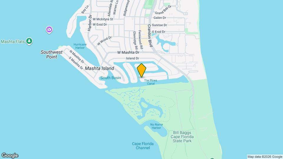 260 Cape Florida Dr Map and Location Details