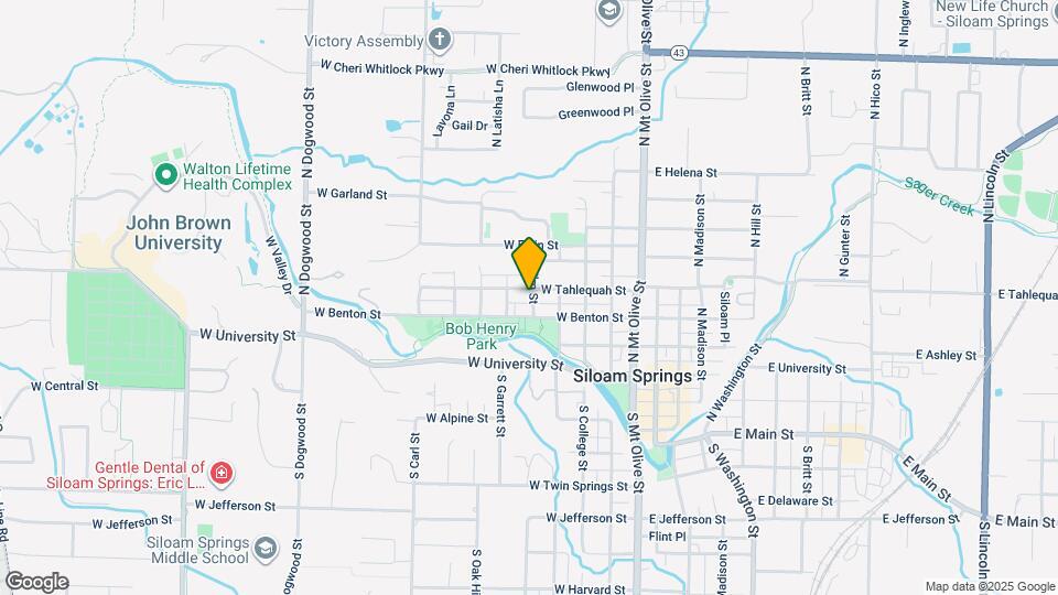 502 W Tahlequah St, Unit D Map and Location Details