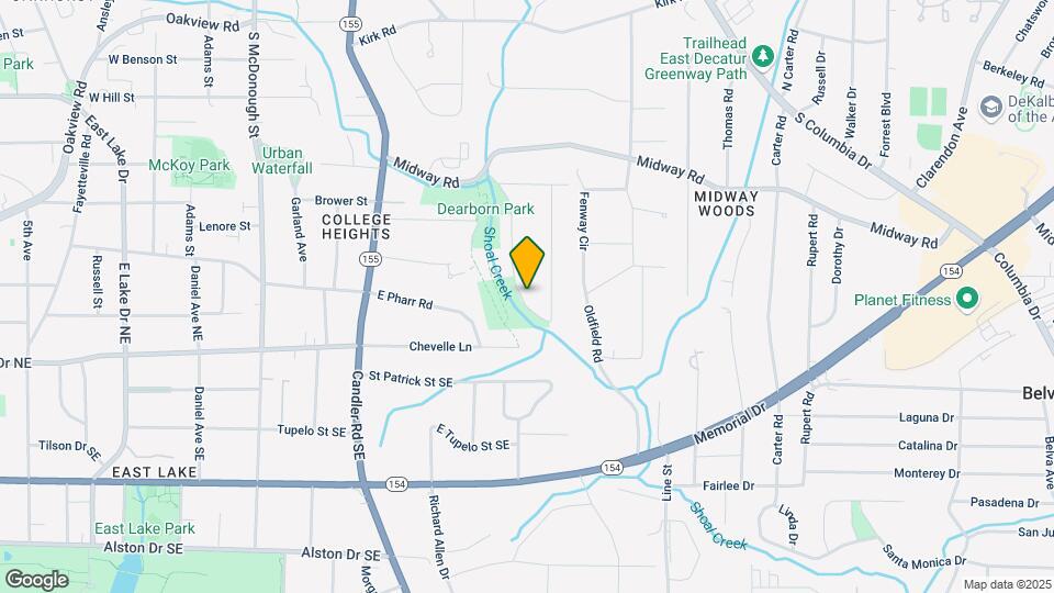1398 Deerwood Dr Mapa y Detalles de la Ubicación
