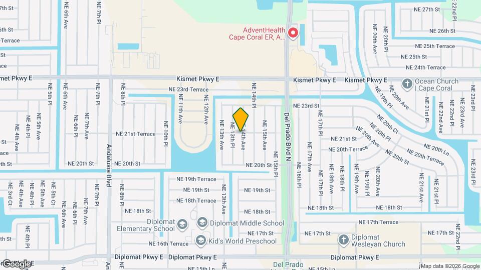 2112 NE 14th Ave Map and Location Details