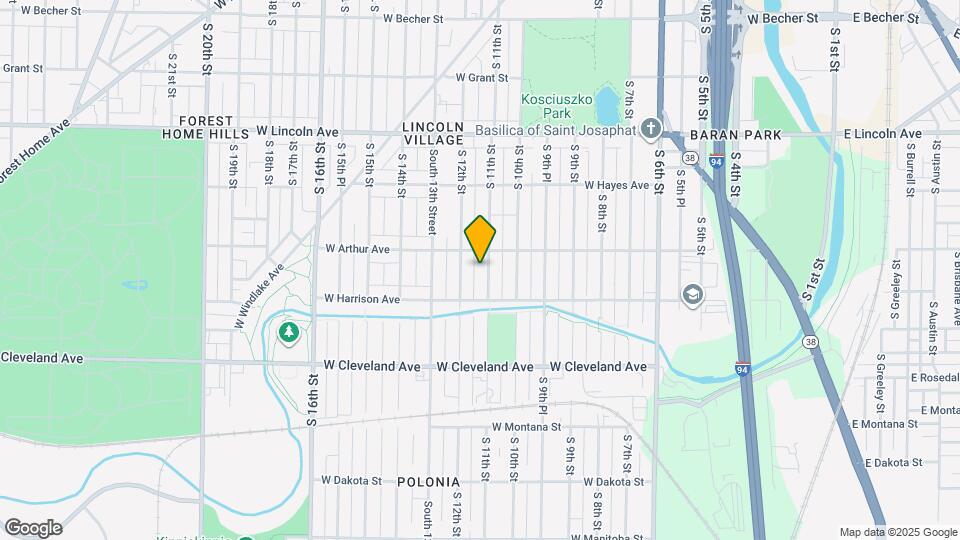 2527 S 11th St Map and Location Details