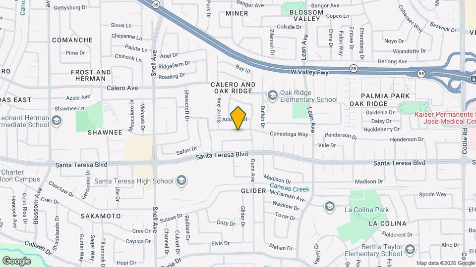 414 Conestoga Way Map and Location Details