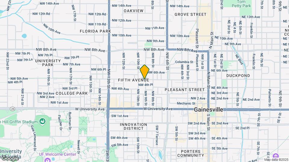 436 NW 9th St Map and Location Details