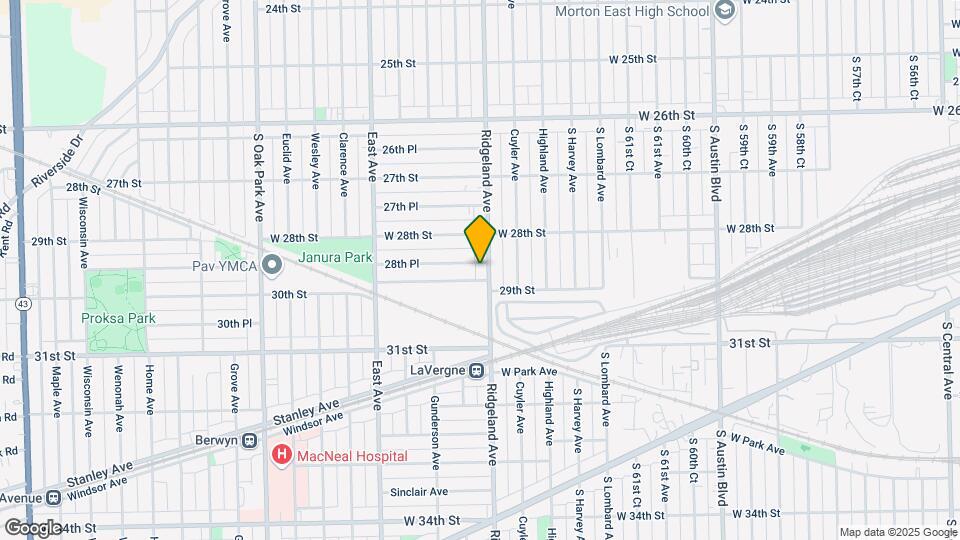 2824 Ridgeland Ave Mapa y Detalles de la Ubicación