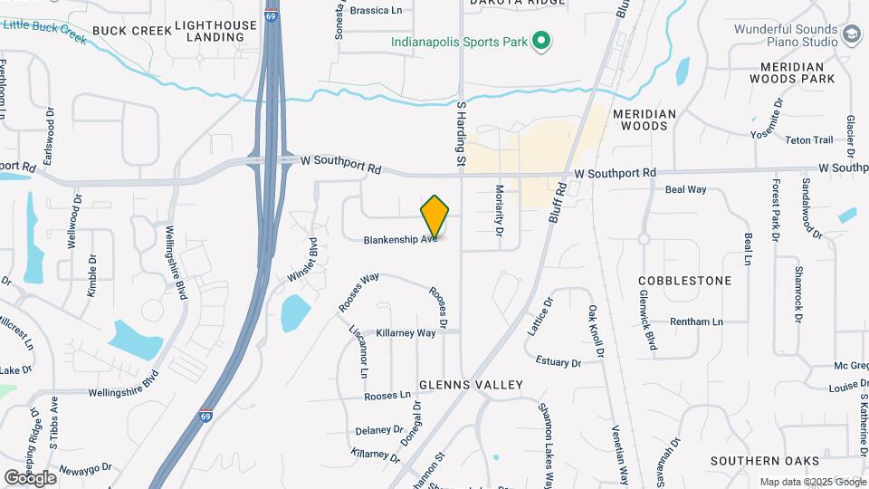 1613 Blankenship Dr Map and Location Details